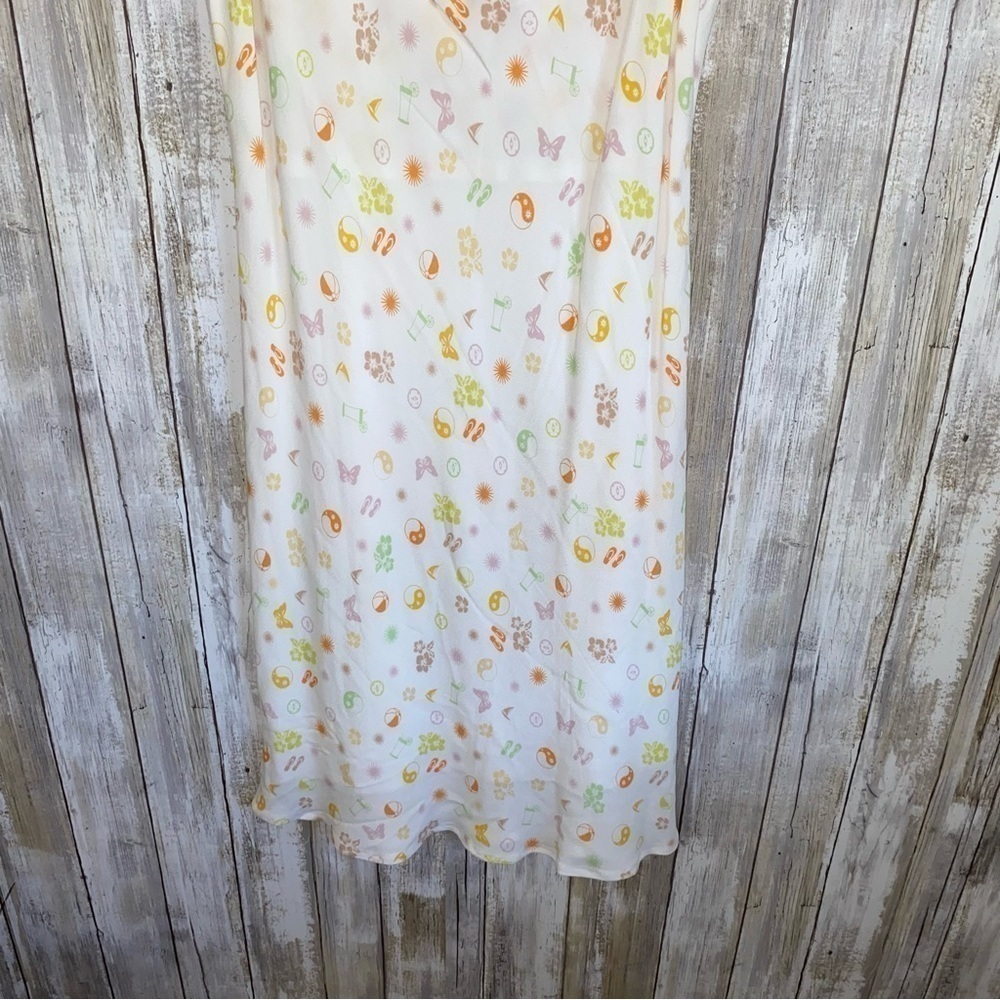 NWT Elodie White Drop Neck Mini Dress - Picture 5 of 5